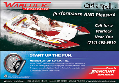Warlock Powerboats magazine ad [1/3]